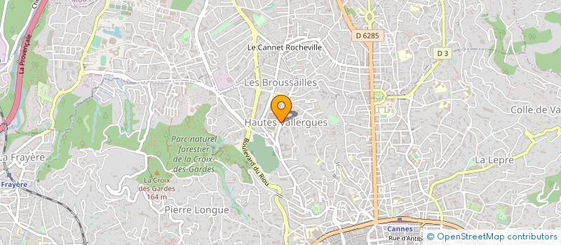 localisation de l'entreprise MADAME LAURENCE PLANE à CANNES