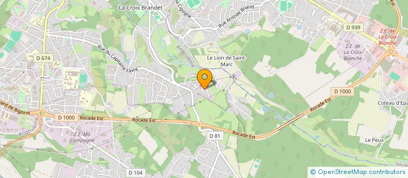 localisation de l'entreprise MADAME LAURENCE PLAZER à ANGOULEME