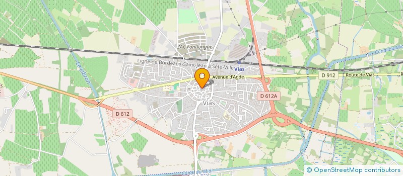 localisation de l'entreprise MADAME LAURENCE PLOQUIN  VIAS