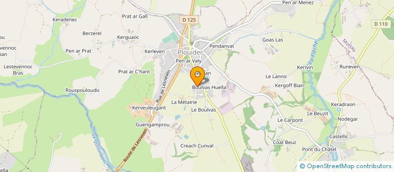 localisation de l'entreprise MADAME LAURENCE PLUCHON  PLOUIDER