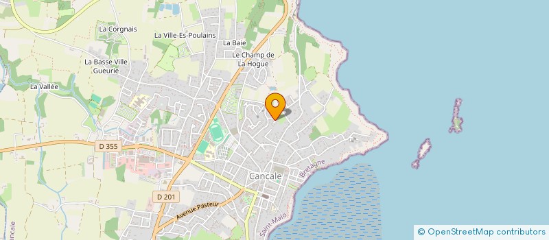 localisation de l'entreprise MADAME LAURENCE POIDEVIN  CANCALE