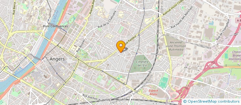 localisation de l'entreprise MADAME LAURENCE POILBOUT  ANGERS