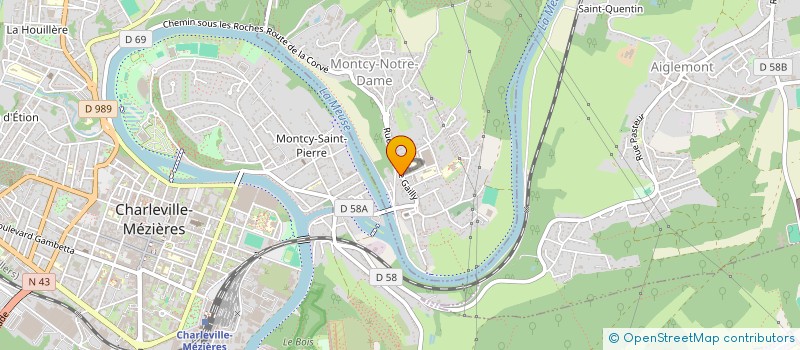 localisation de l'entreprise MADAME LAURENCE POMMIER  MONTCY-NOTRE-DAME