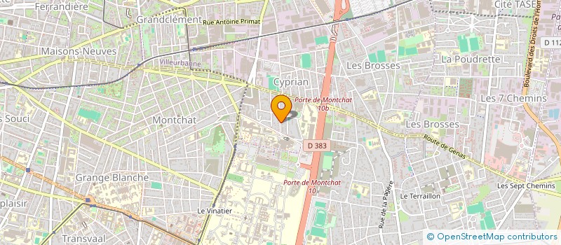 localisation de l'entreprise MADAME LAURENCE PONS  BRON