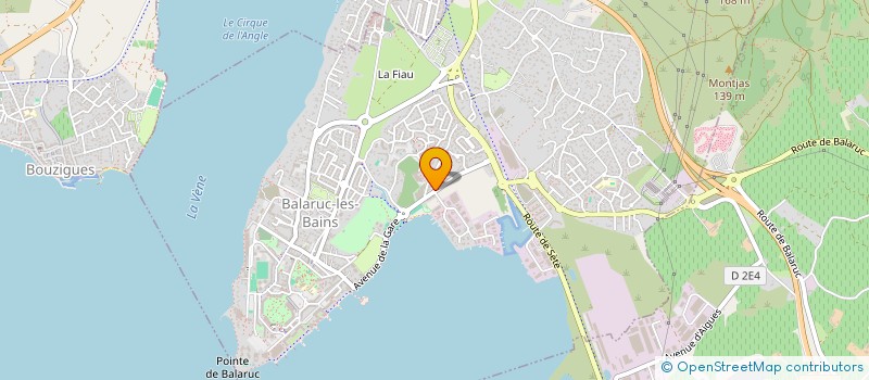 localisation de l'entreprise MADAME LAURENCE POQUET  BALARUC-LES-BAINS