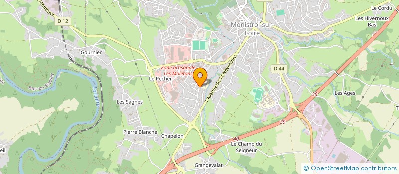 localisation de l'entreprise MADAME LAURENCE PORTE  MONISTROL-SUR-LOIRE