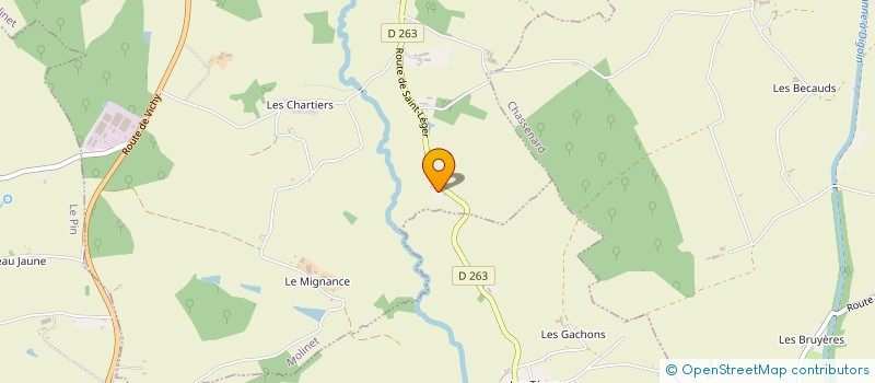 localisation de l'entreprise MADAME LAURENCE PORTERAT  CHASSENARD