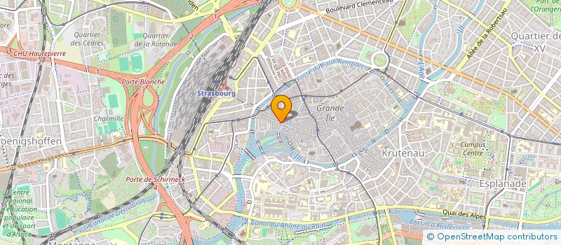 localisation de l'entreprise MADAME LAURENCE POULAIN à STRASBOURG