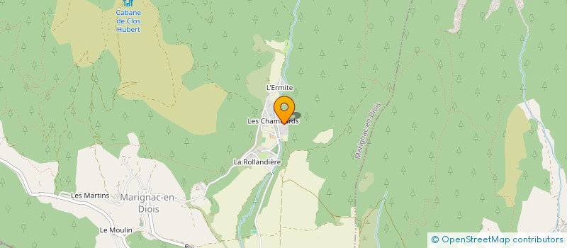 localisation de l'entreprise MADAME LAURENCE POULET  MARIGNAC-EN-DIOIS