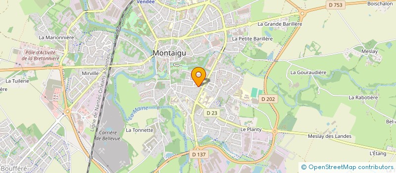 localisation de l'entreprise MADAME LAURENCE POUPLIN à MONTAIGU-VENDEE