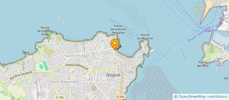 localisation de l'entreprise MADAME LAURENCE POURADIER DUTEIL  DINARD