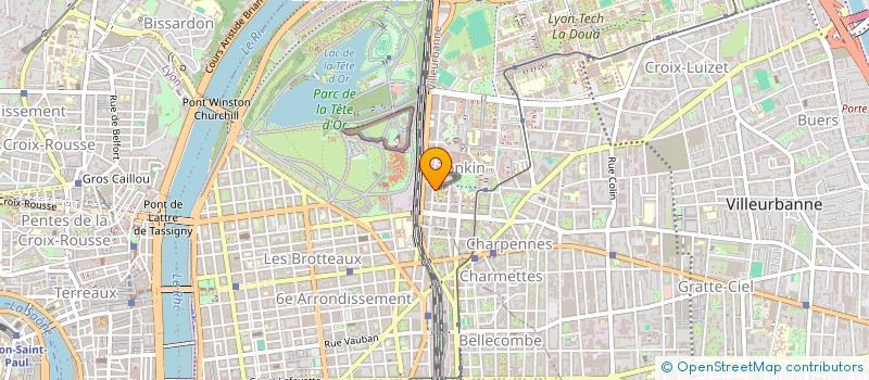 localisation de l'entreprise MADAME LAURENCE POZET  VILLEURBANNE