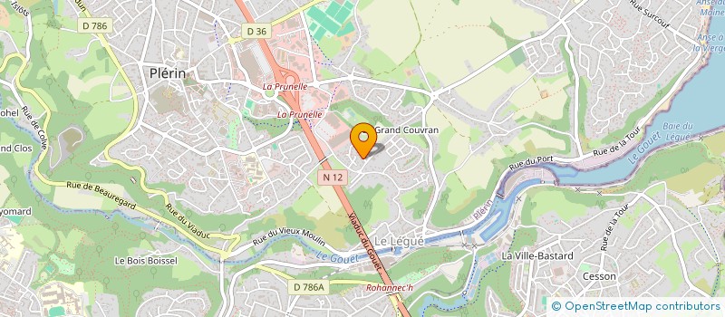 localisation de l'entreprise MADAME LAURENCE PRADA  PLERIN