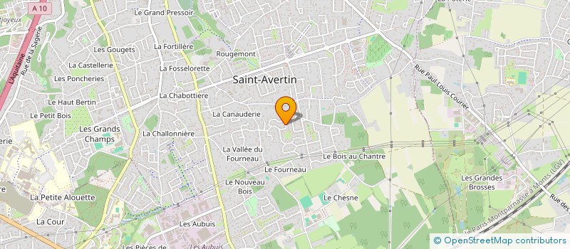 localisation de l'entreprise MADAME LAURENCE PREVOST  SAINT-AVERTIN