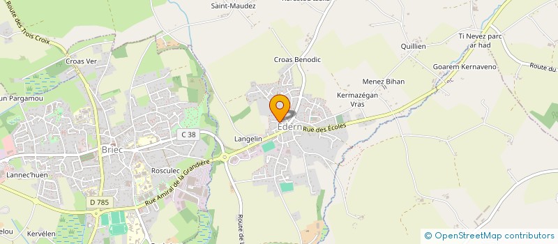 localisation de l'entreprise MADAME LAURENCE PRIMOT  EDERN