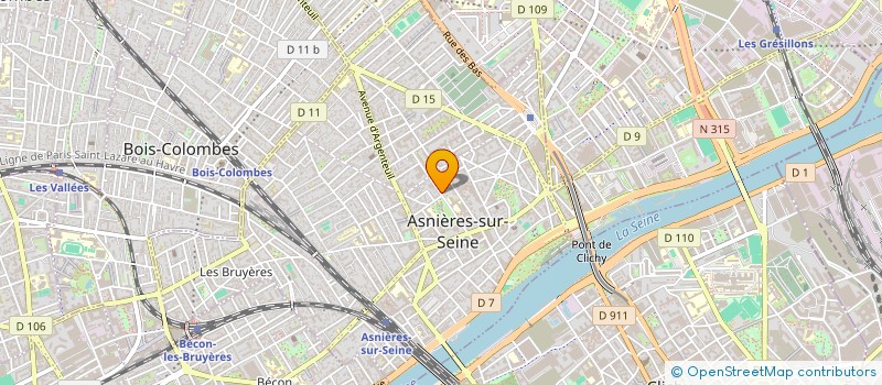 localisation de l'entreprise MADAME LAURENCE PROFFIT  ASNIERES-SUR-SEINE