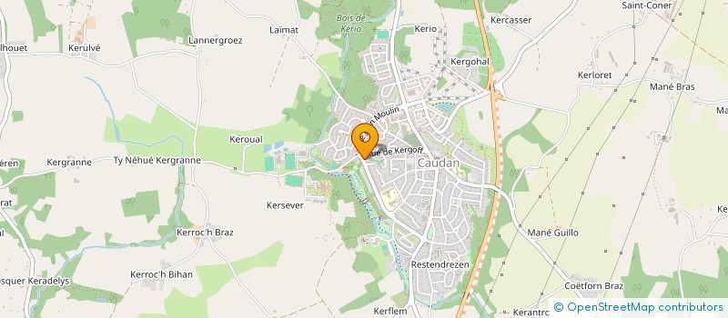 localisation de l'entreprise MADAME LAURENCE PRONOST  CAUDAN