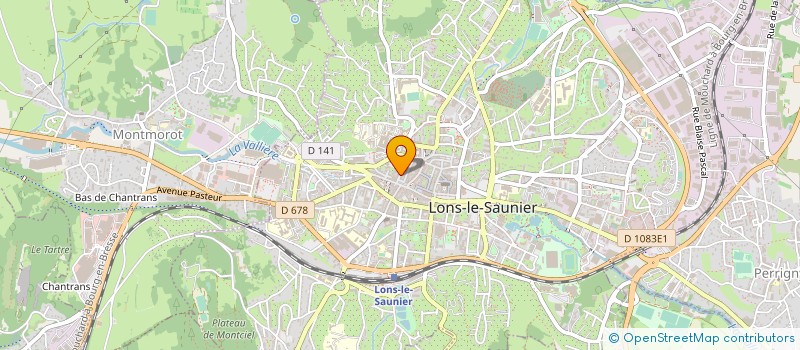 localisation de l'entreprise MADAME LAURENCE PROST-DAME à LONS-LE-SAUNIER