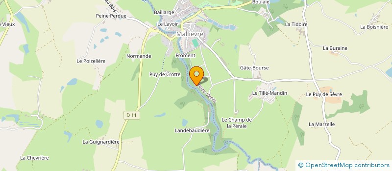 localisation de l'entreprise MADAME LAURENCE PROUTEAU  TREIZE-VENTS