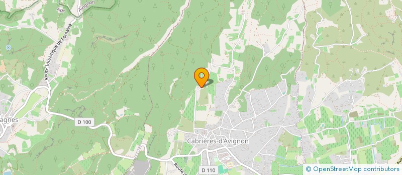 localisation de l'entreprise MADAME LAURENCE PROUVOST  CABRIERES-D'AVIGNON