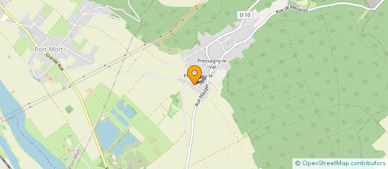 localisation de l'entreprise MADAME LAURENCE QUENEDEZ  NOTRE-DAME-DE-L'ISLE