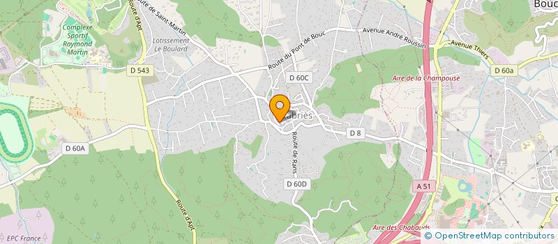 localisation de l'entreprise MADAME LAURENCE RABIER  CABRIES