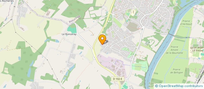 localisation de l'entreprise MADAME LAURENCE RACINEUX  BOUCHEMAINE