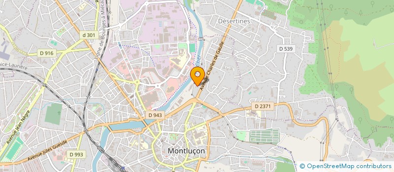 localisation de l'entreprise MADAME LAURENCE RANDISI  MONTLUCON