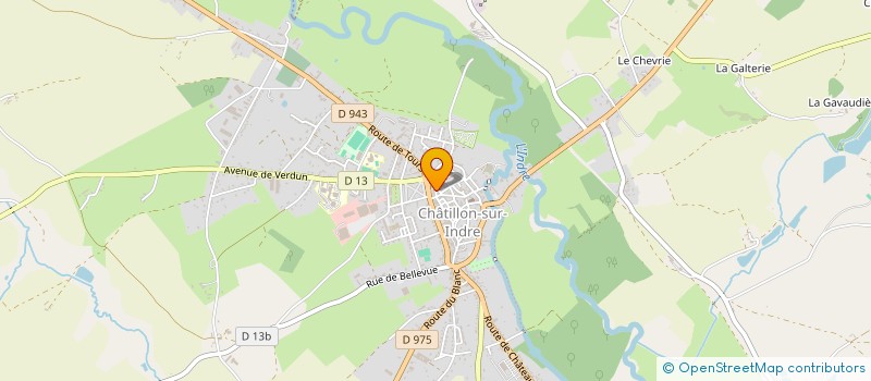 localisation de l'entreprise MADAME LAURENCE RAVEAU à CHATILLON-SUR-INDRE