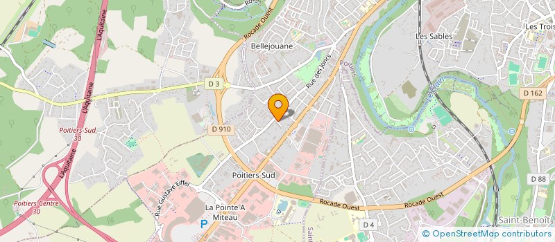 localisation de l'entreprise MADAME LAURENCE RAVET  POITIERS