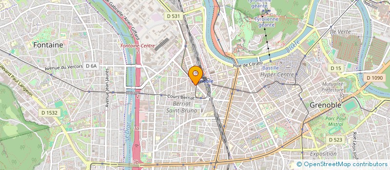 localisation de l'entreprise MADAME LAURENCE REGORD à GRENOBLE