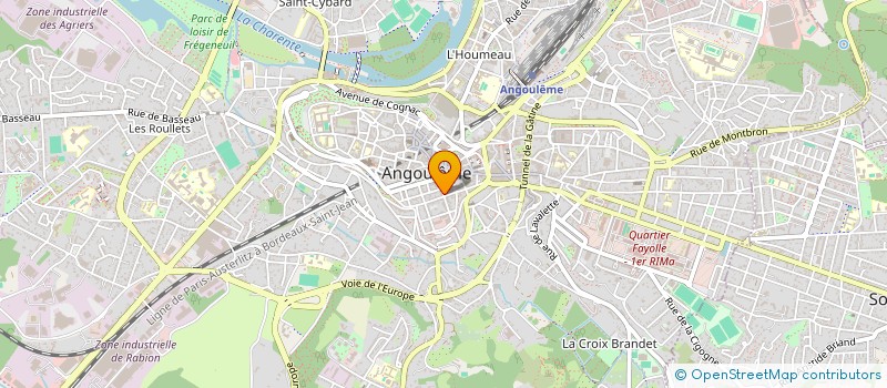 localisation de l'entreprise MADAME LAURENCE RENAUD à ANGOULEME