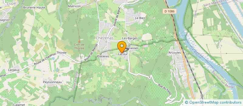 localisation de l'entreprise MADAME LAURENCE RESCANIERE à LIMONY