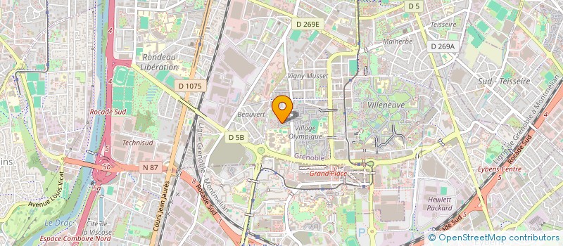 localisation de l'entreprise MADAME LAURENCE REY à GRENOBLE