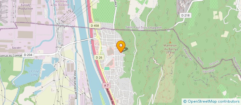 localisation de l'entreprise MADAME LAURENCE REYNAUD  BOLLENE