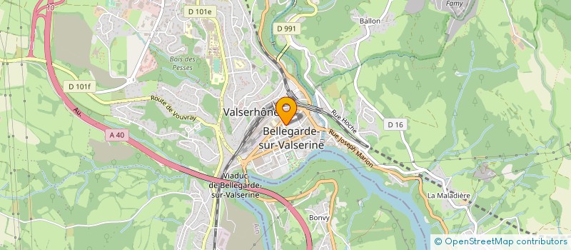 localisation de l'entreprise MADAME LAURENCE RIBERPREY à VALSERHONE
