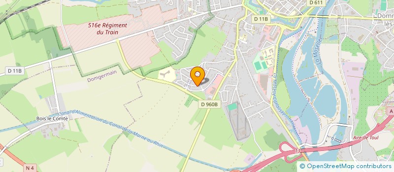 localisation de l'entreprise MADAME LAURENCE RICOUARD  TOUL