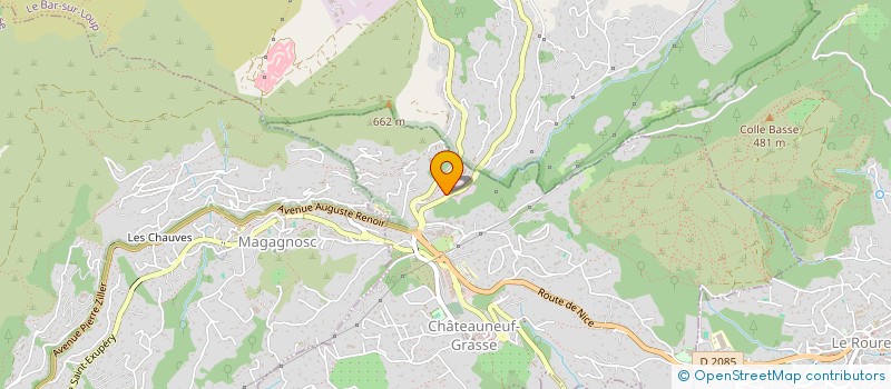 localisation de l'entreprise MADAME LAURENCE RIGOT  CHATEAUNEUF-GRASSE