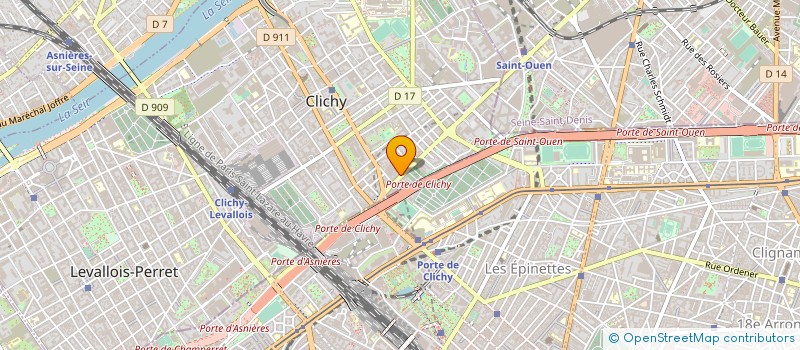 localisation de l'entreprise MADAME LAURENCE RIHOUAY  CLICHY