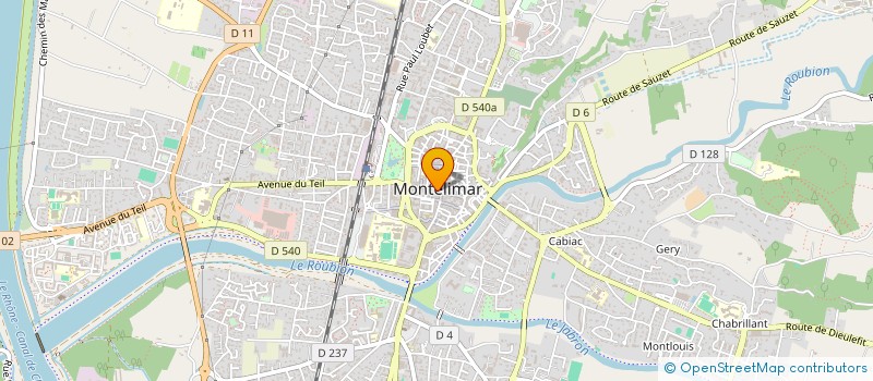 localisation de l'entreprise MADAME LAURENCE RIOS  MONTELIMAR