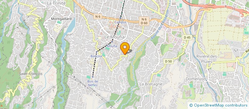 localisation de l'entreprise MADAME LAURENCE RIOU à SAINT-DENIS