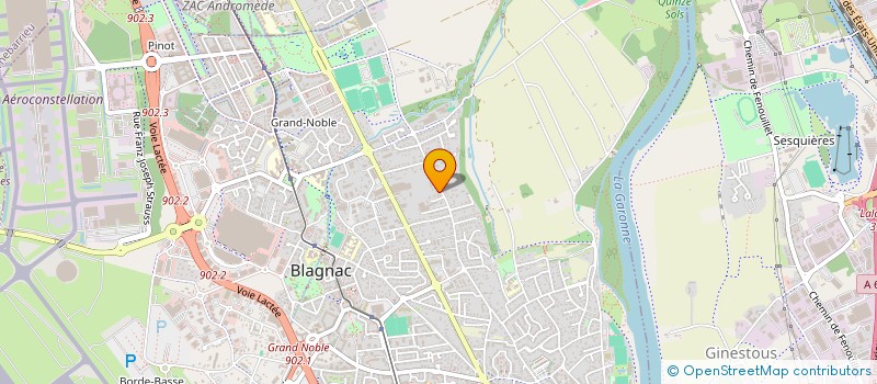 localisation de l'entreprise MADAME LAURENCE RISON  BLAGNAC