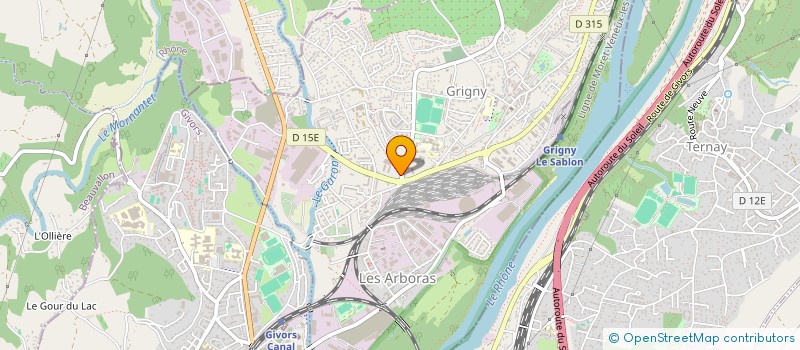 localisation de l'entreprise MADAME LAURENCE RIVIERE  GRIGNY