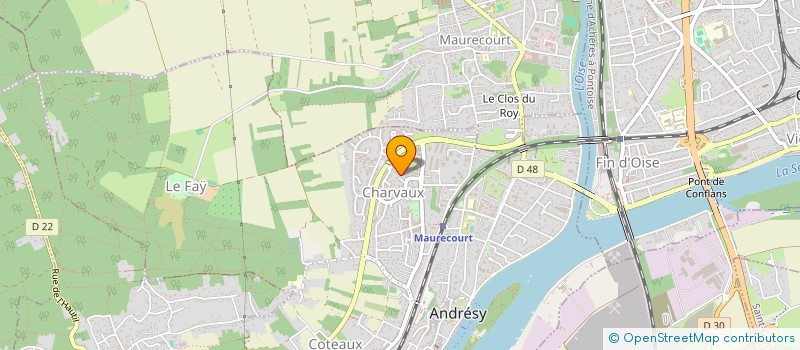 localisation de l'entreprise MADAME LAURENCE RIVIERRE  ANDRESY