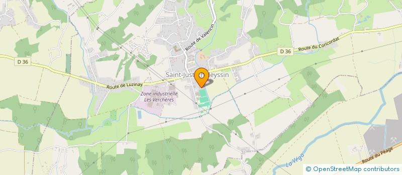 localisation de l'entreprise MADAME LAURENCE RIVOIRE  HEYRIEUX