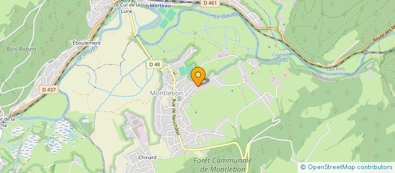 localisation de l'entreprise MADAME LAURENCE ROBBE  LES FINS