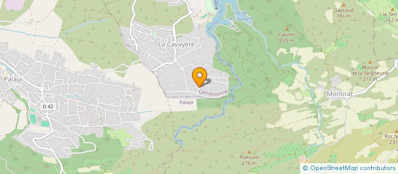 localisation de l'entreprise MADAME LAURENCE ROBERT  CARCASSONNE