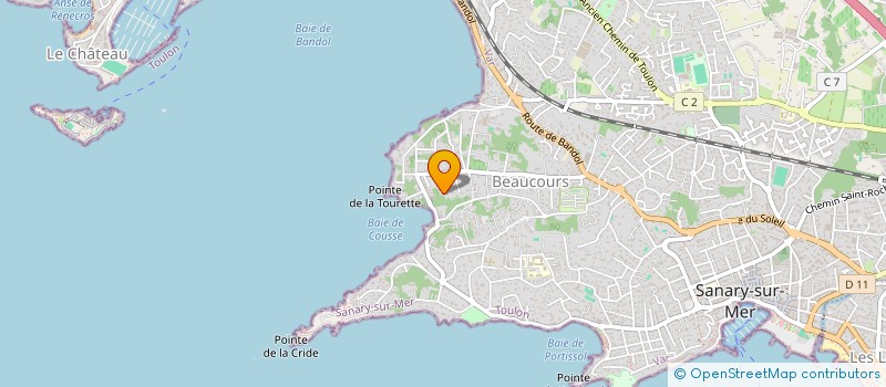 localisation de l'entreprise MADAME LAURENCE ROBERTET à SANARY-SUR-MER