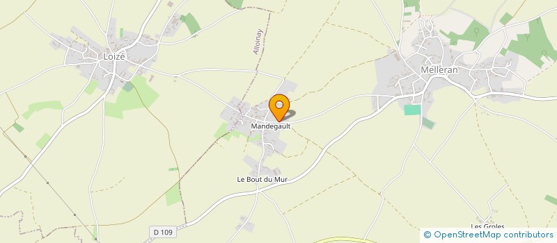 localisation de l'entreprise MADAME LAURENCE ROBREAU à SAUZE-VAUSSAIS