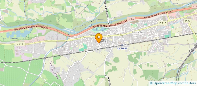 localisation de l'entreprise MADAME LAURENCE ROCA  LE SOLER